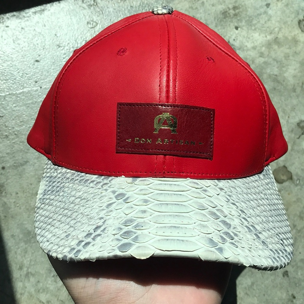 Authentic Don Artisan Snakeskin Baseball Cap